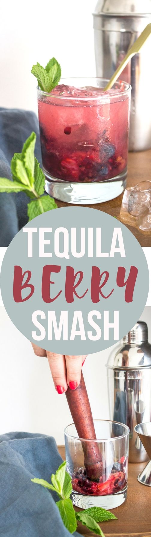 Tequila Berry Smash