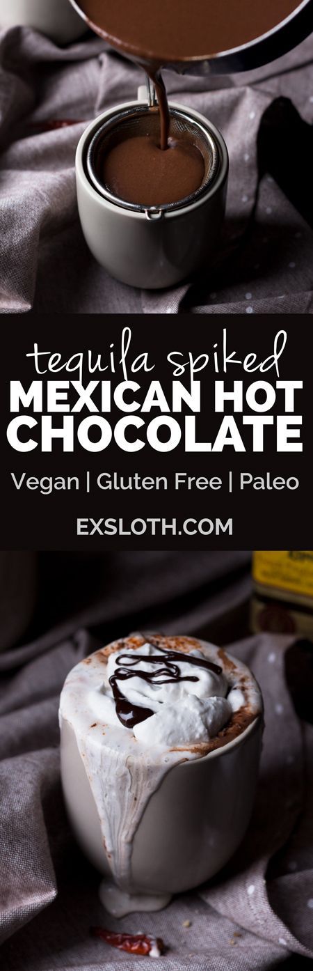 Tequila Spiked Mexican Hot Chocolate