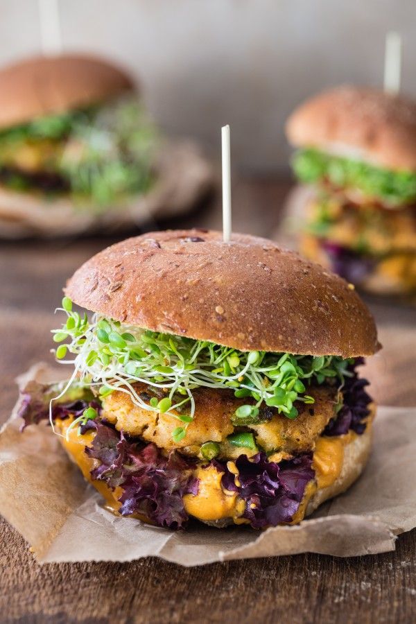 Thai fish burgers