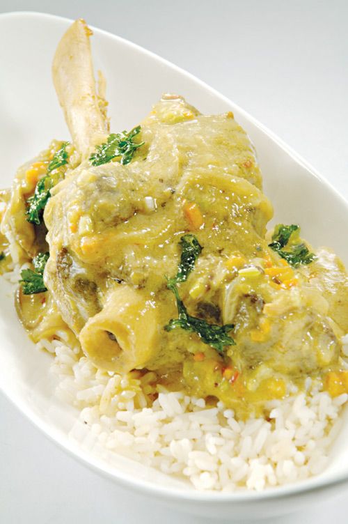 Thai Green Curry Lamb Shanks