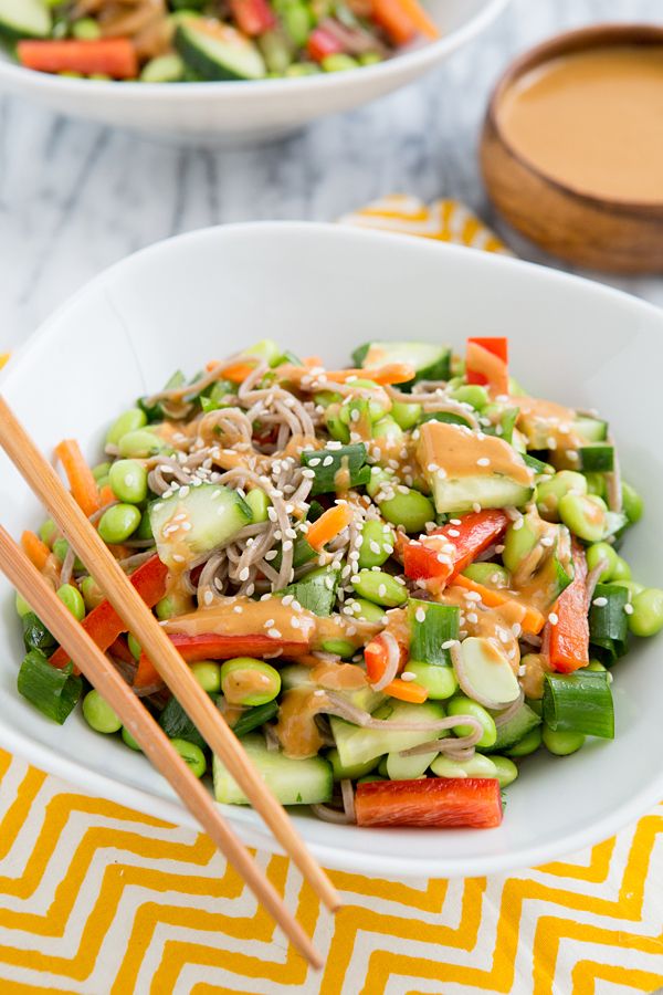 Thai Peanut Empowered Noodle Bowl