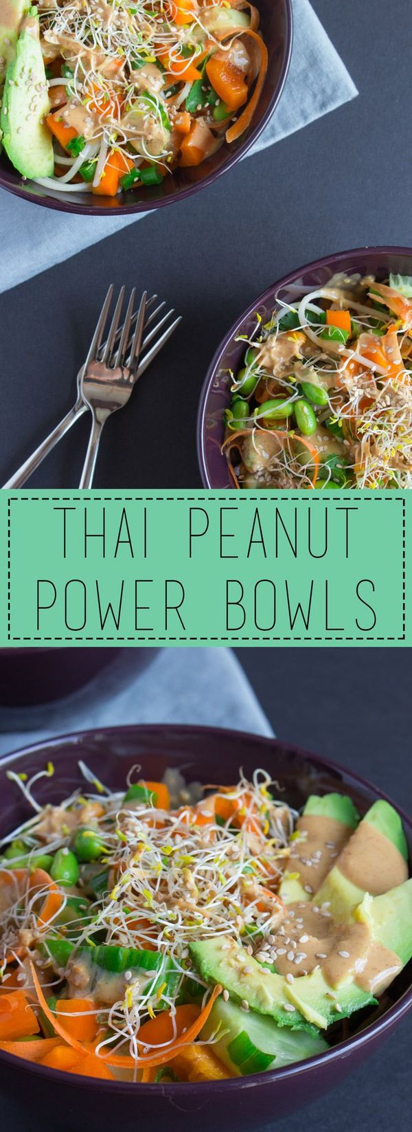 Thai Peanut Power Bowls