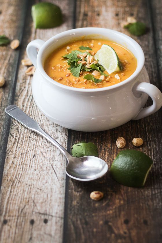 Thai Sweet Potato and Carrot Soup