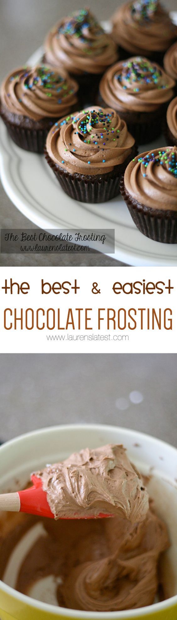 The Best & Easiest Chocolate Frosting