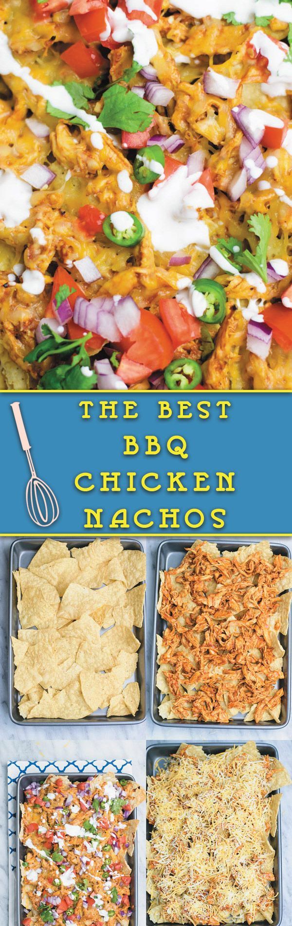 The Best BBQ Chicken Nachos