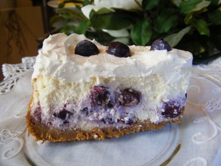 The Best Blueberry Cheesecake