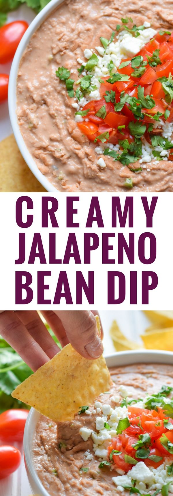 The Best Creamy Jalapeño Bean Dip