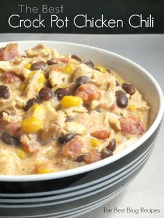 The Best Crock Pot Chicken Chili