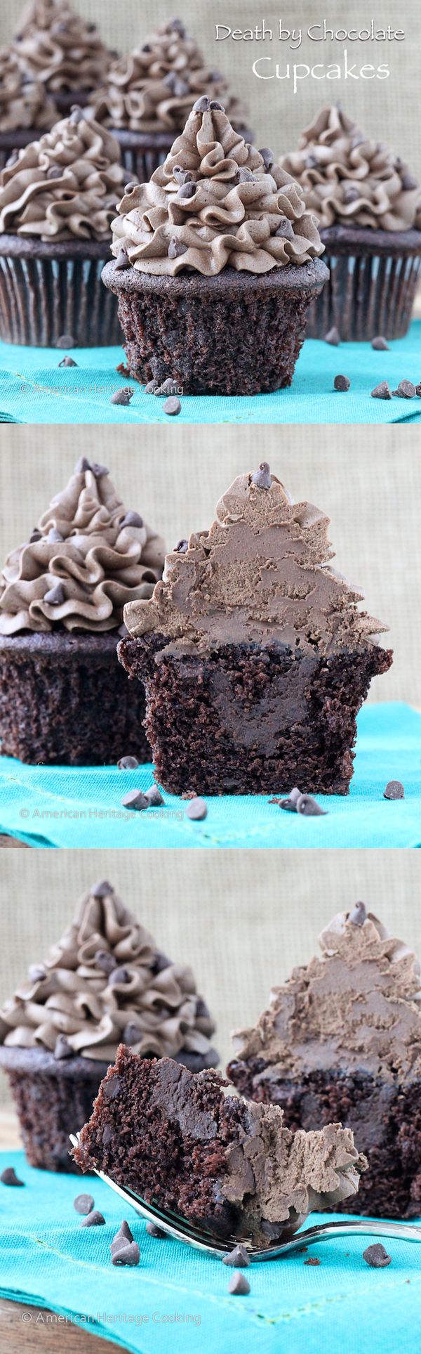 The Best Death by Chocolate Cupcakes