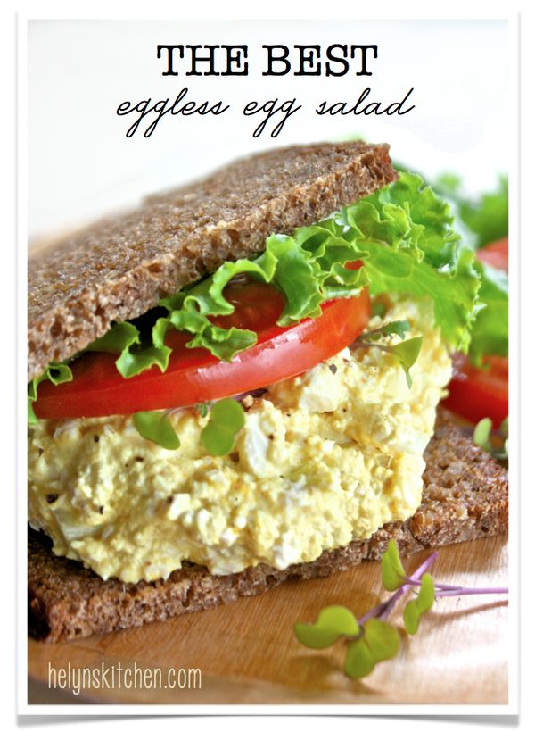 The BEST Eggless Egg Salad