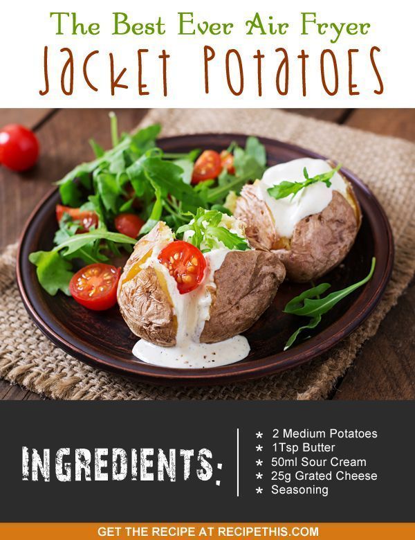 The Best Ever Air Fryer Jacket Potatoes