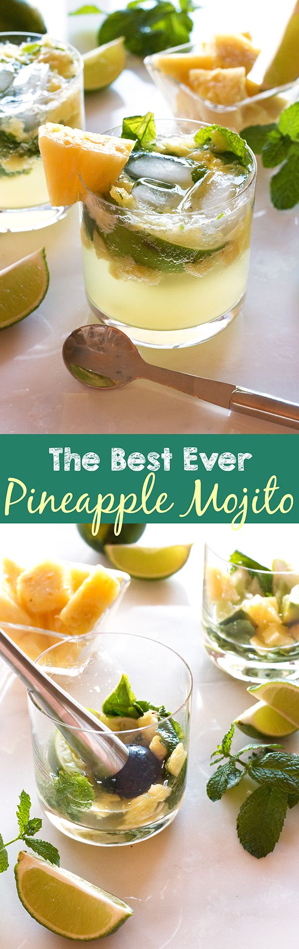 The Best Ever Pineapple Mojito