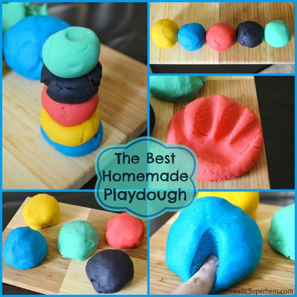 The Best Homemade Playdough