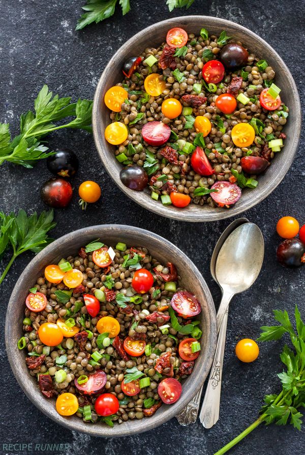 The Best Marinated Lentils