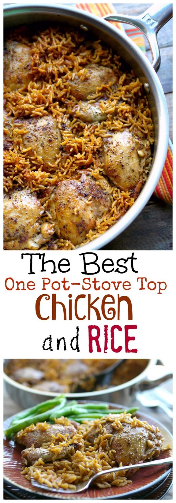 The Best One Pot-Stove Top Chicken and Rice