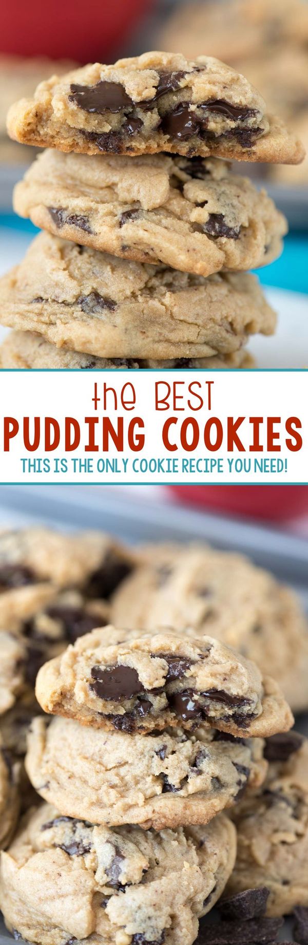 The BEST Pudding Cookies