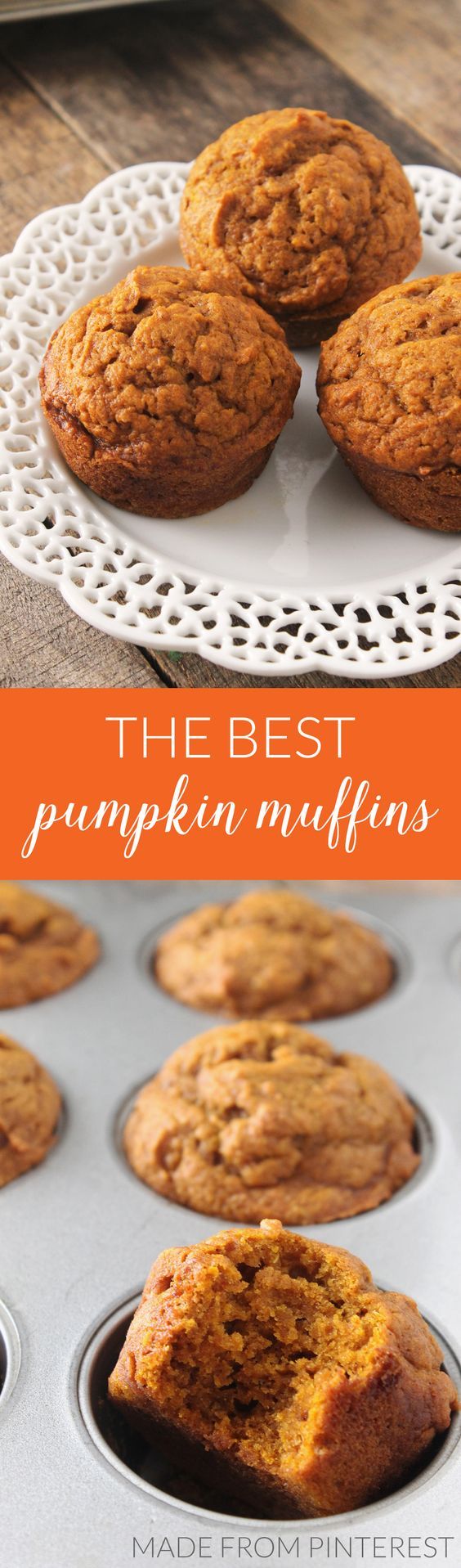 The Best Pumpkin Muffins (Ever