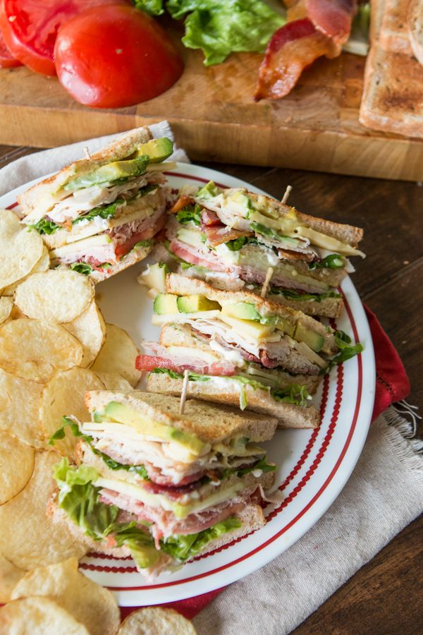 The BEST Triple Decker Club Sandwich