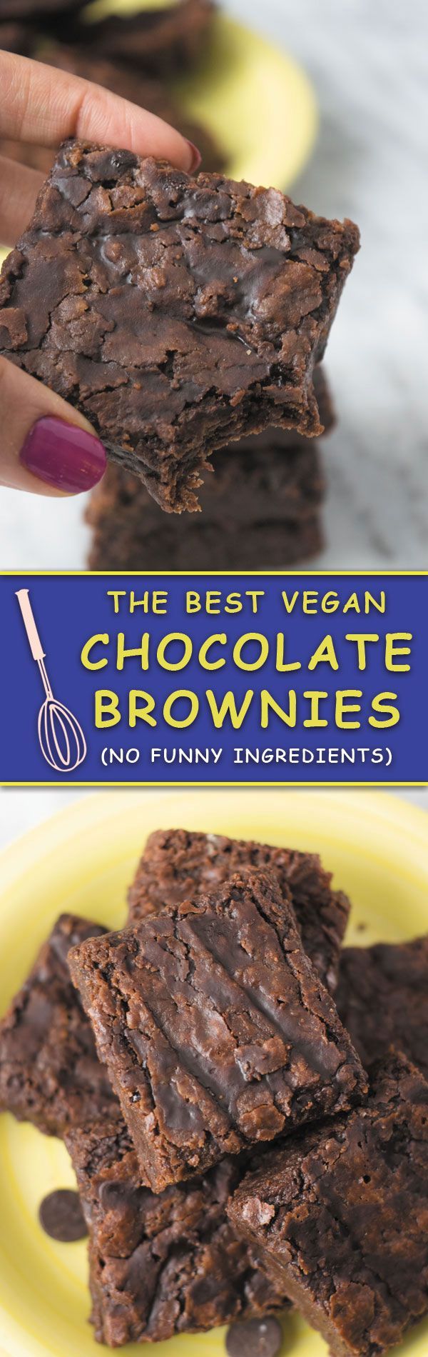 The Best Vegan Chocolate Brownies