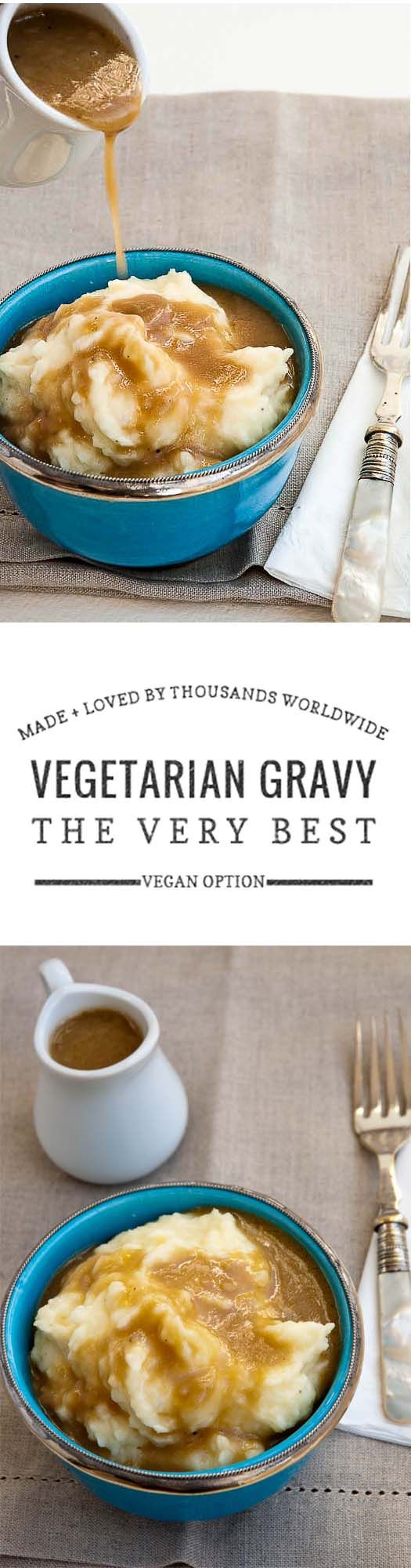 The Best Vegetarian Gravy