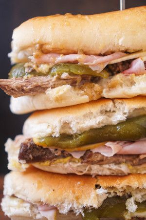 The Colorado Cuban Sandwich with Roasted Green Chilies