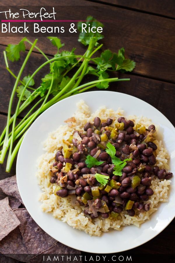 The PERFECT Black Bean and Rice