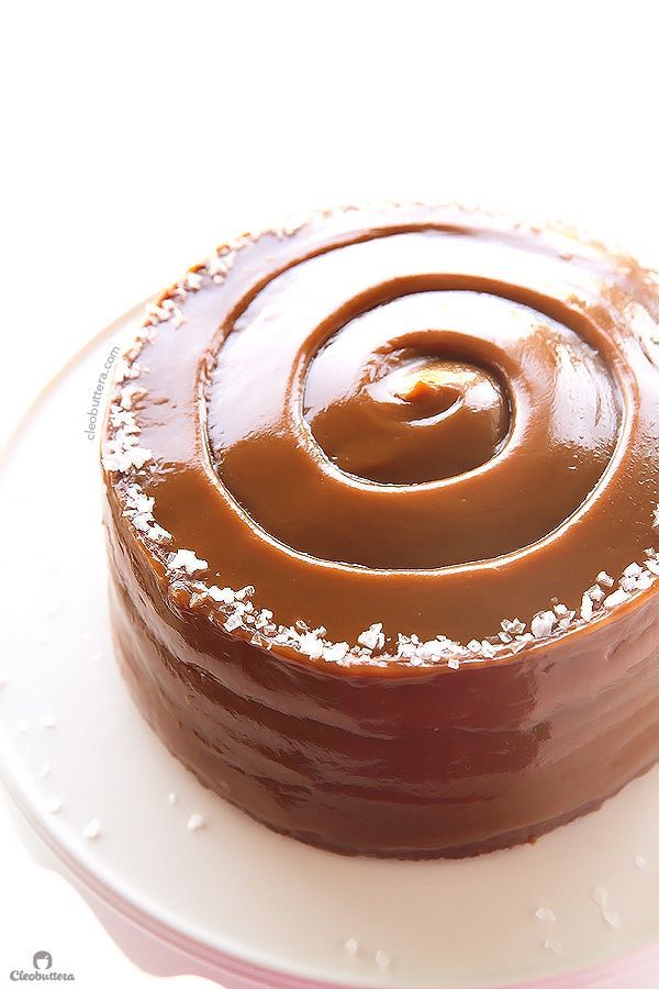 The Perfect Caramel Cake (with sea salt