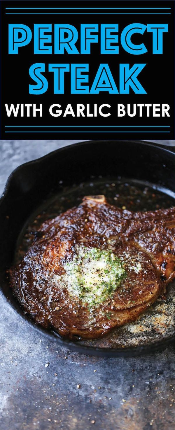 The Perfect Steak with Garlic Butter