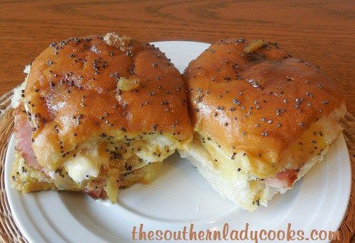 The Southern Lady Cooks – BEST EVER HAM SLIDERS OR SANDWICHES