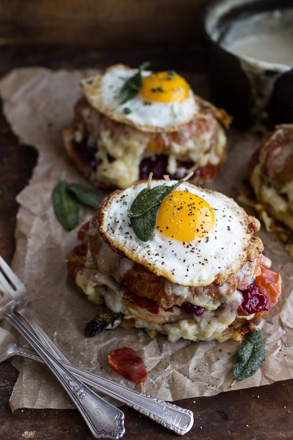 The Thanksgiving Leftovers Croque Madame