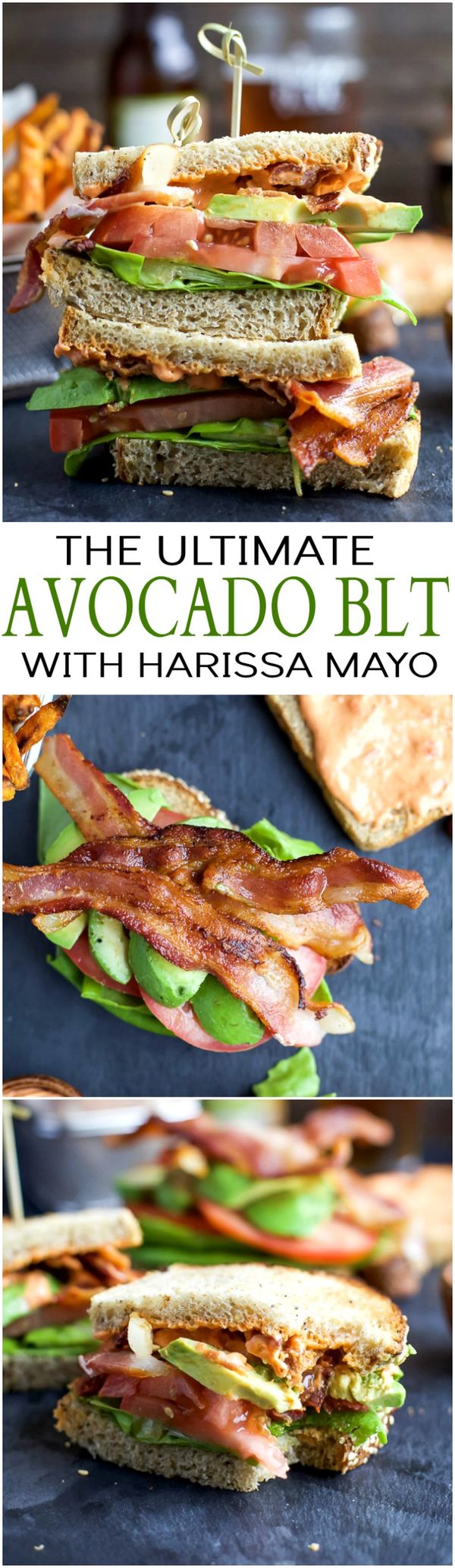 The Ultimate Avocado BLT with Harissa Mayo