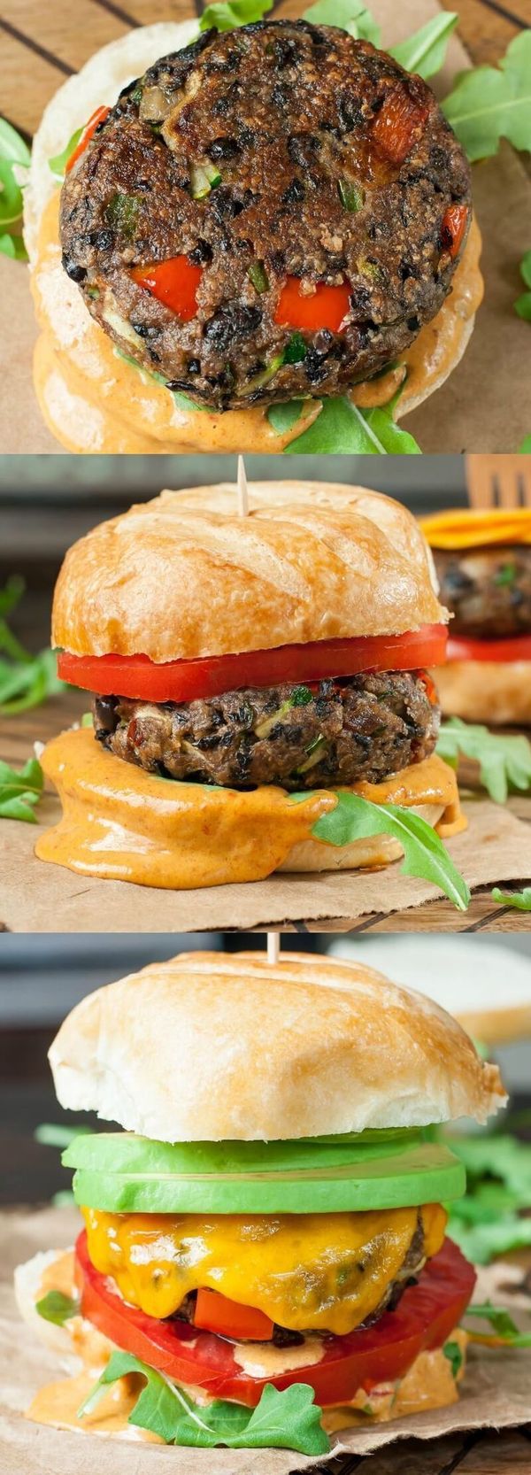 The Ultimate Black Bean Veggie Burgers with Chipotle Honey Mustard