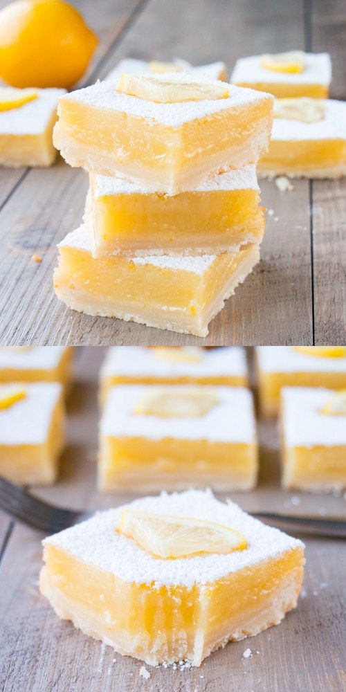 Thick Lemony Lemon Bars