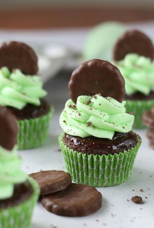 Thin Mint Cupcakes