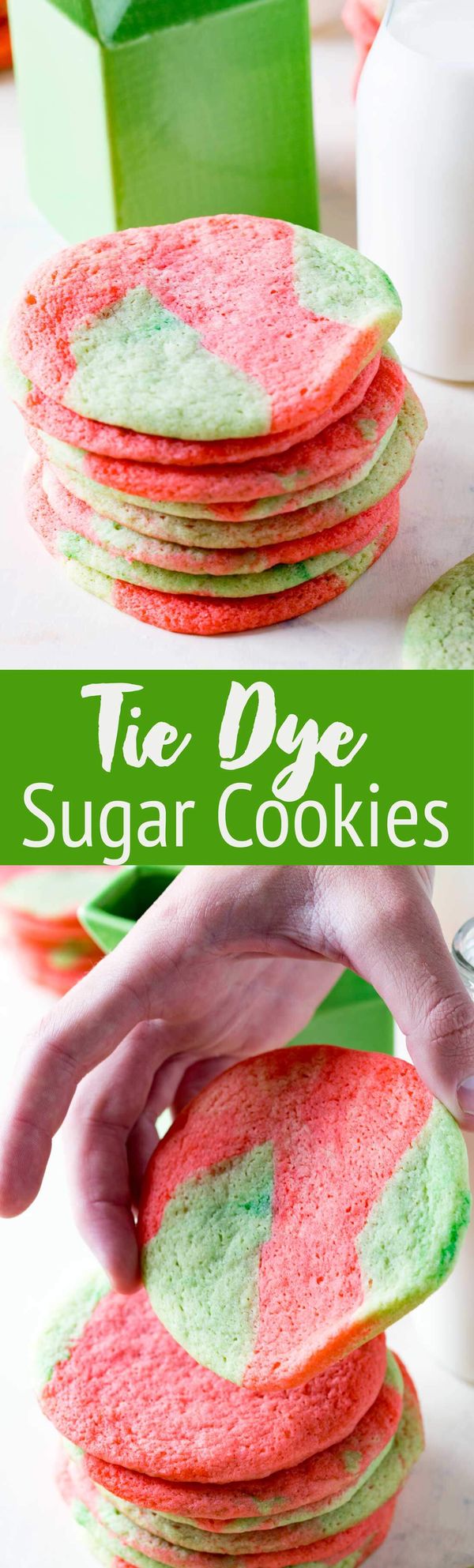 Tie Dye Sugar Cookies