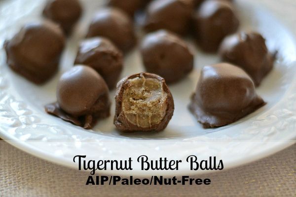 Tigernut Butter Balls (AIP/Paleo/Refined Sugar-Free