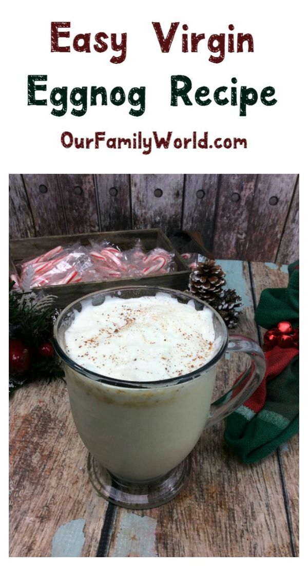 Tis The Season for a Delicious Eggnog Virgin Drink