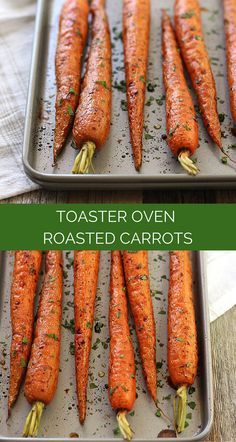 Toaster Oven Roasted Carrots