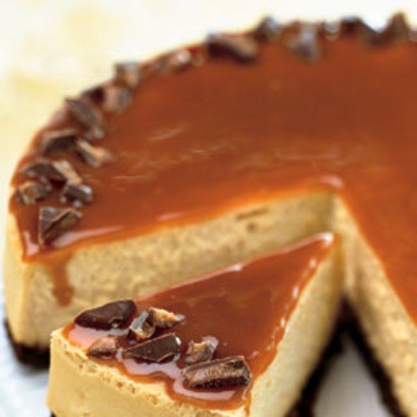 Toffee Crunch Caramel Cheesecake