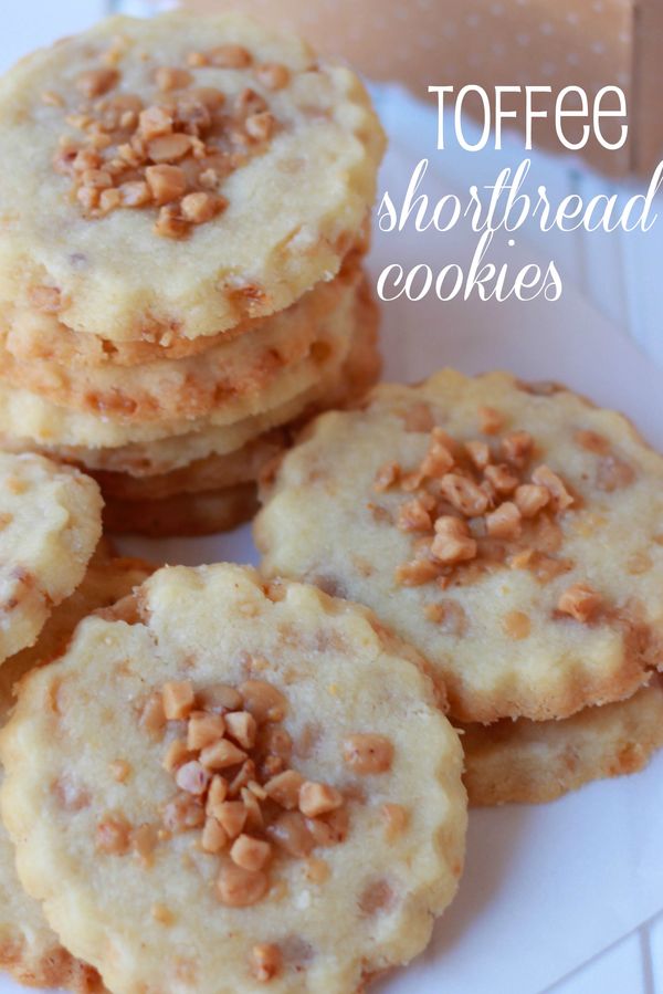 Toffee Shortbread Cookies - The Great Food Blogger Cookie Swap 2013