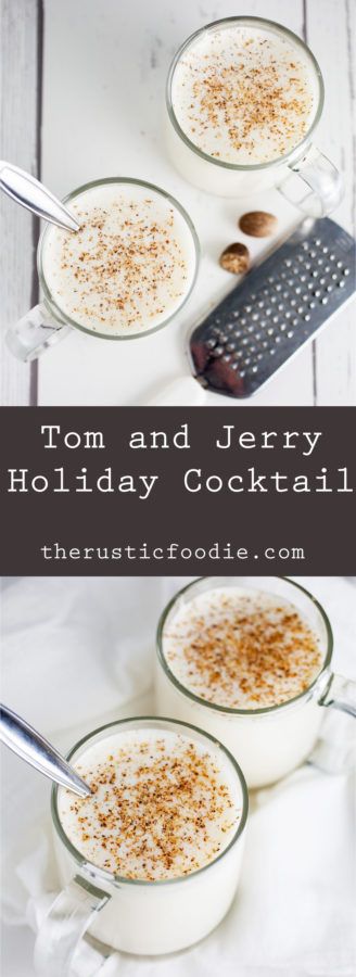 Tom and Jerry Holiday Cocktail