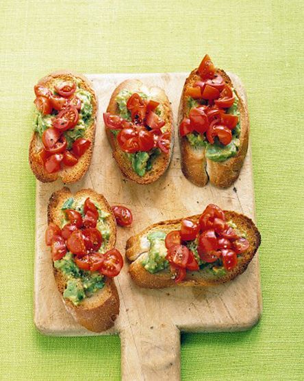 Tomato-Avocado Toasts