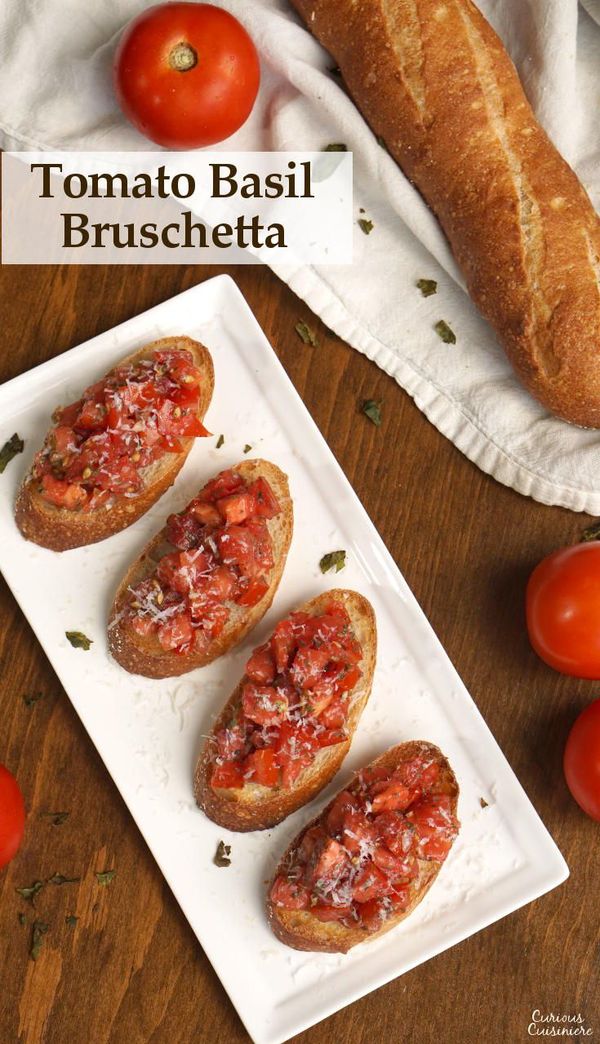 Tomato Basil Bruschetta