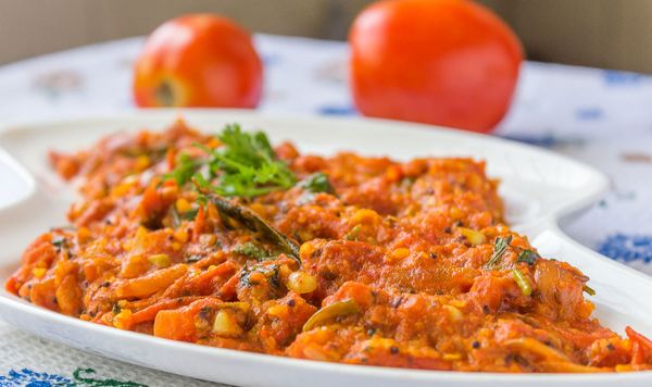 Tomato Bhaji/Tomatochi Chatni