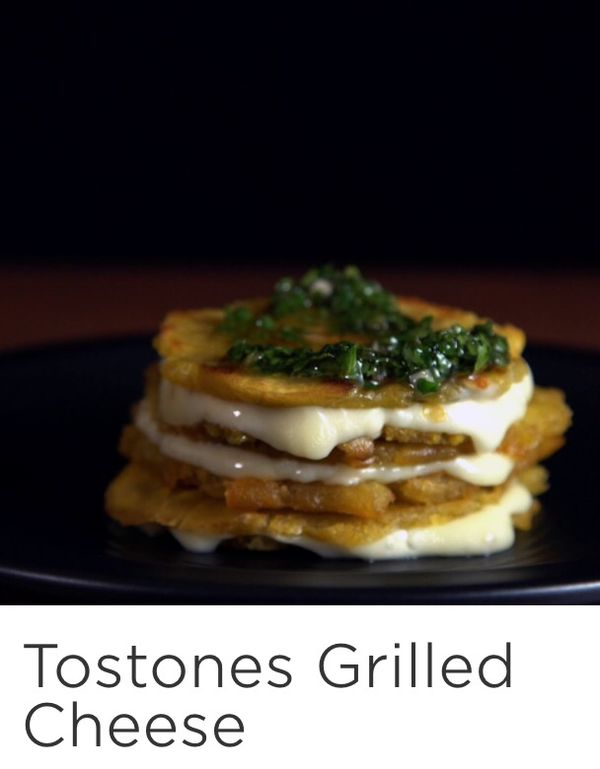 Tostones Grilled Cheese