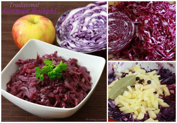 Traditional German Rotkohl (Sweet/Sour Red Cabbage