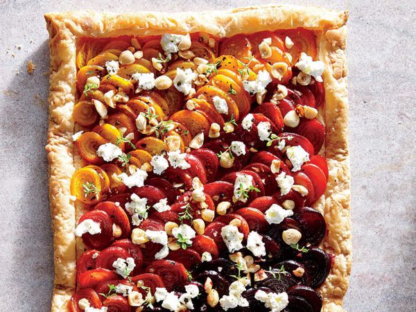 Tricolored Beet Tart