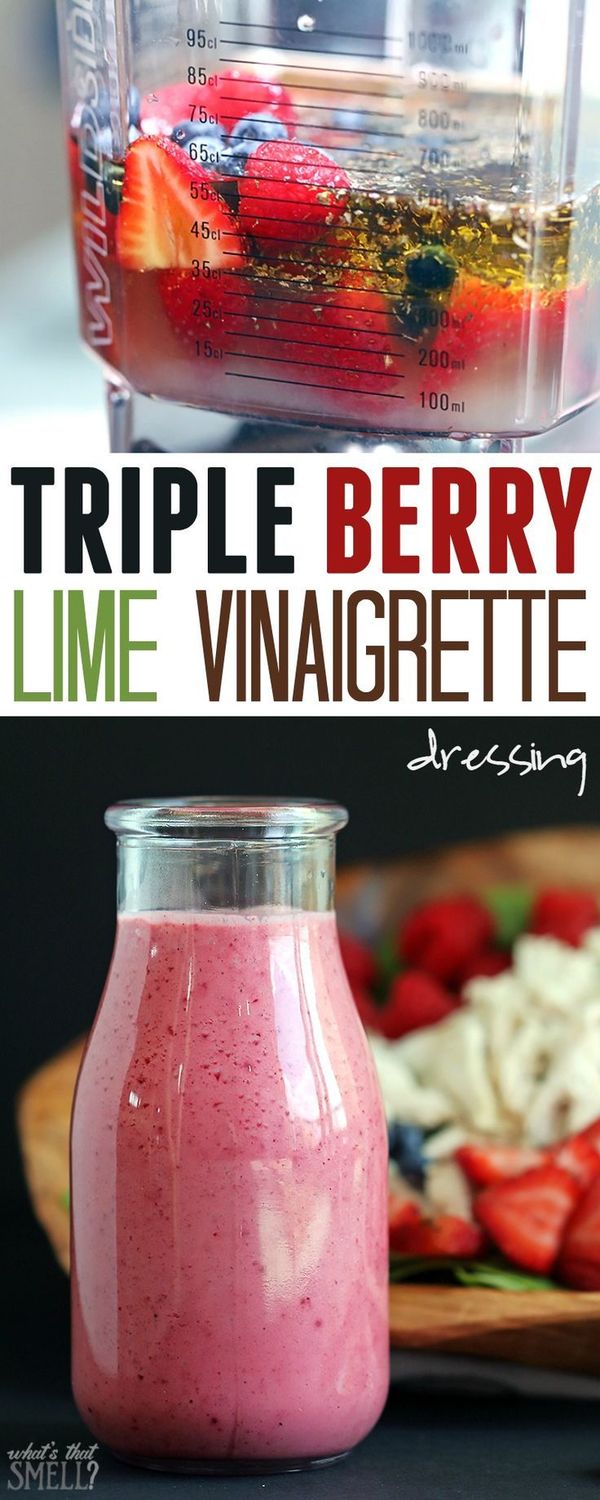 Triple Berry Lime Vinaigrette Dressing