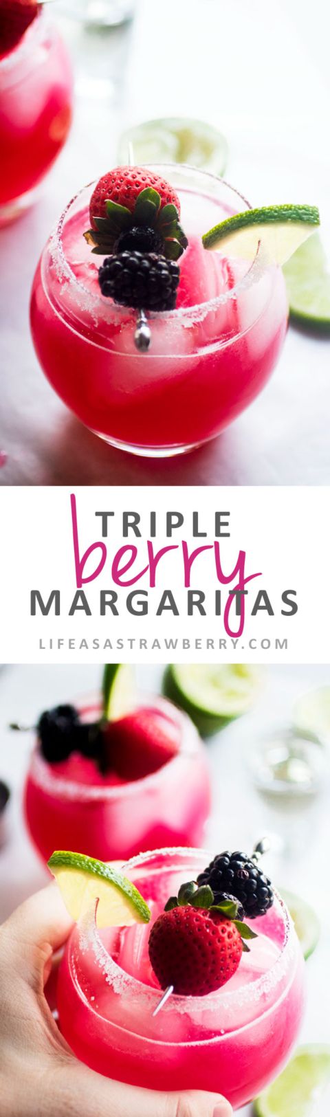 Triple Berry Margaritas