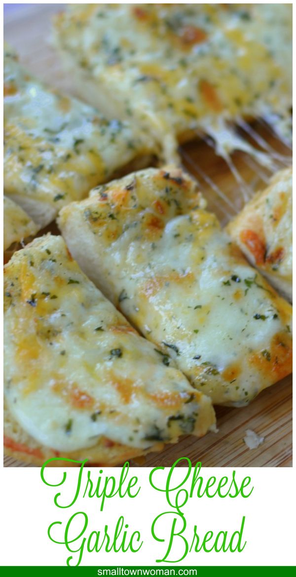 Triple Cheese Garlic Bread